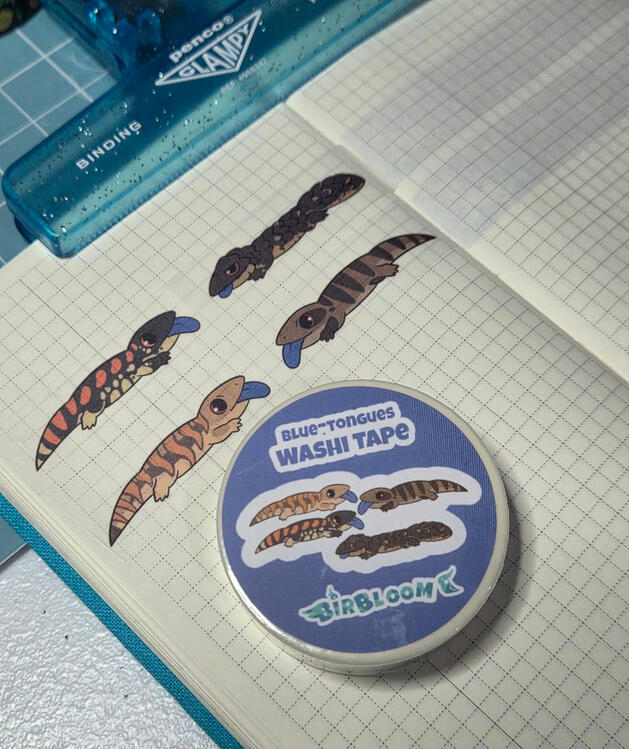 Blue Tongue Washi Blue Tongue Washi